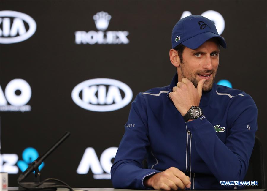 (SP)AUSTRALIA-MELBOURNE-TENNIS-AUSTRALIAN OPEN-PRESS CONFERENCE 