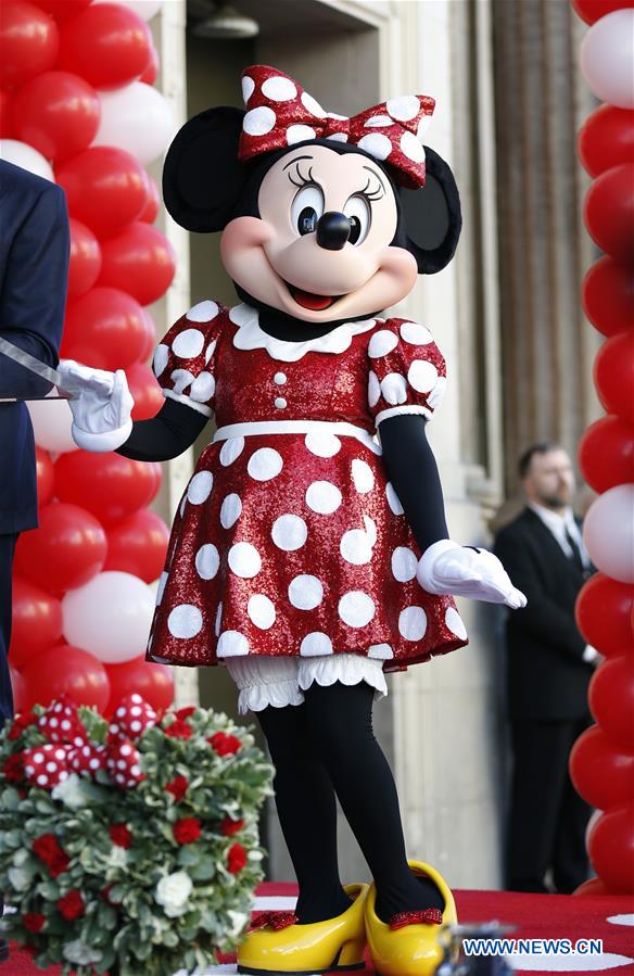 U.S.-LOS ANGELES-HOLLYWOOD WALK OF FAME-MINNIE MOUSE