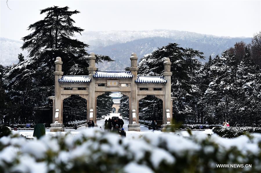 CHINA-NANJING-SNOWFALL (CN)