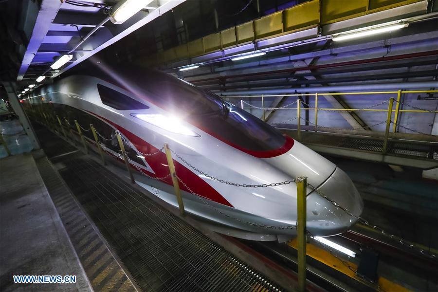 CHINA-BEIJING-HIGH-SPEED TRAIN-WORKERS(CN)