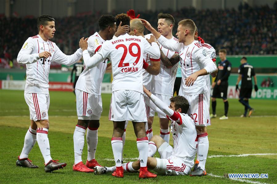 (SP)GERMANY-PADERBORN-SOCCER-GERMAN CUP-BAYERN MUNICH VS SC PADERBORN