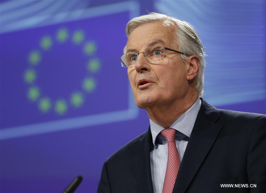 BELGIUM-BRUSSELS-EU-BREXIT-BARNIER-PRESS CONFERENCE