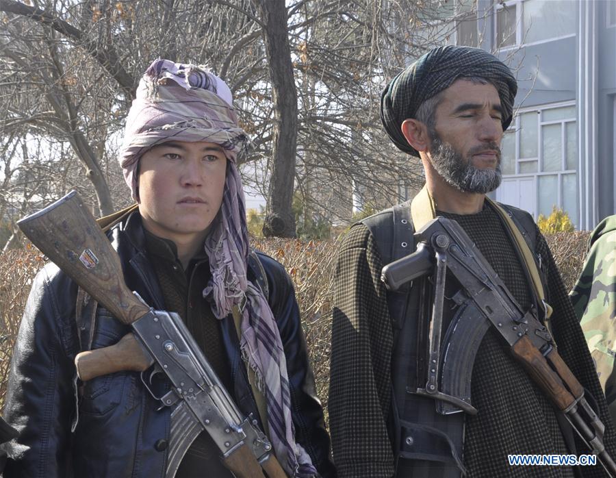 AFGHANISTAN-SHIBERGHAN-SURRENDER CEREMONY-ANTI-GOVERNMENT MILITANTS