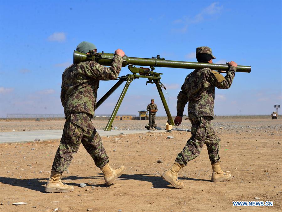 AFGHANISTAN-KANDAHAR-MILITARY TRAINING