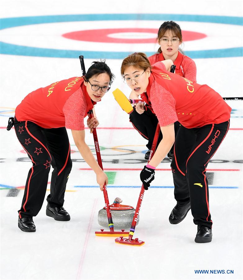 (SP)OLY-SOUTH KOREA-PYEONGCHANG-CURLING-WOMEN ROUND ROBIN-CHN VS USA