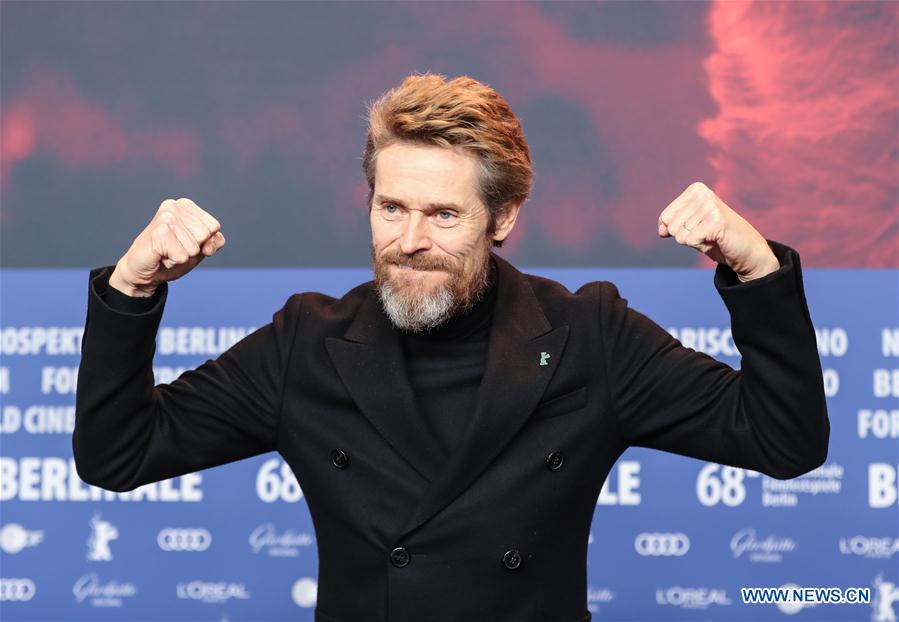 GERMANY-BERLIN-68TH BERLIN INTERNATIONAL FILM FESTIVAL-WILLEM DAFOE-HONORARY GOLDEN BEAR