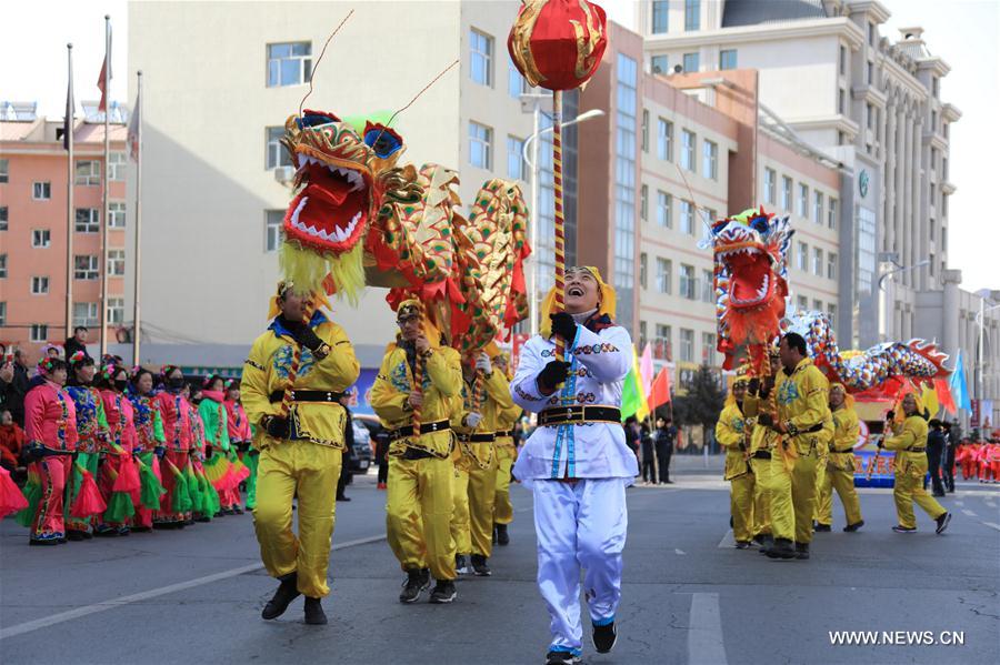 #CHINA-HEBEI-ZHANGJIAKOU-YANGGE DANCE (CN)