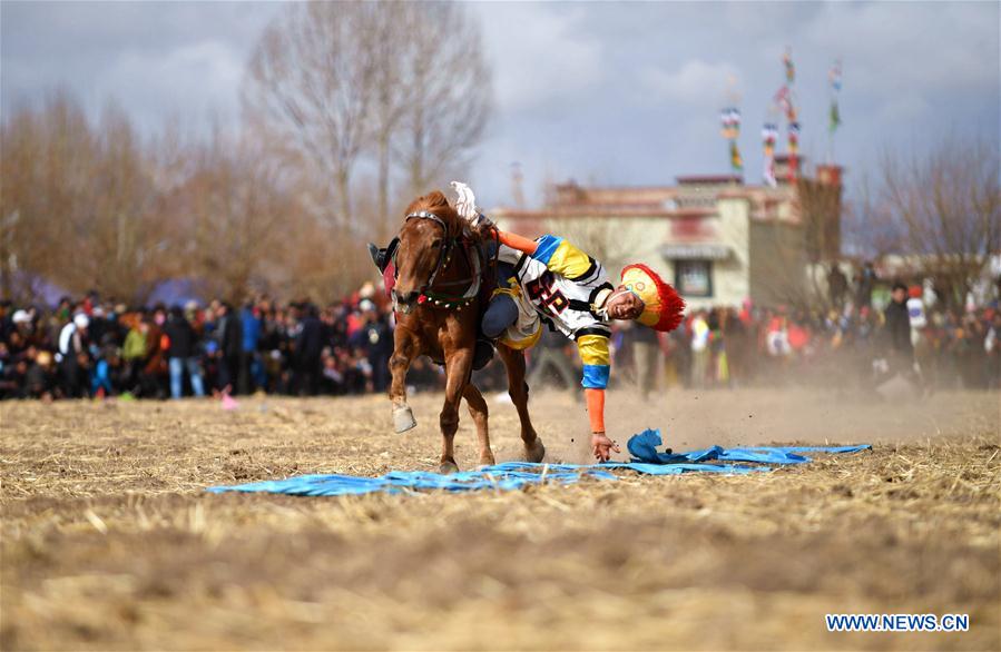 CHINA-TIBET-LHASA-EQUESTRIAN EVENT (CN)