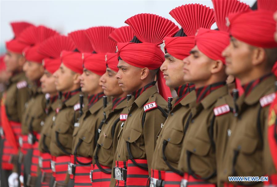 INDIAN-CONTROLLED KASHMIR-SRINAGAR-ARMY-PARADE