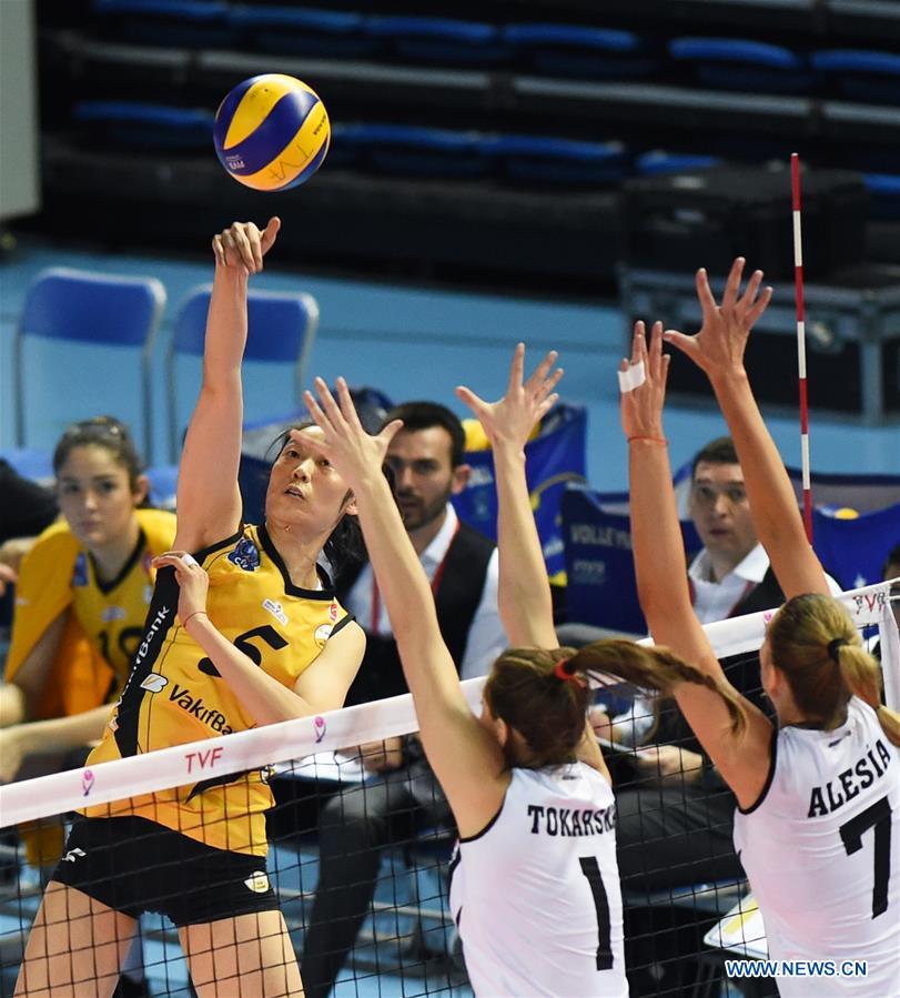 (SP)TURKEY-ISTANBUL-VOLLEYBALL-TURKISH WOMEN LEAGUE-PLAYOFFS-QUARTER FINAL-BESIKTAS VS VAKIFBANK