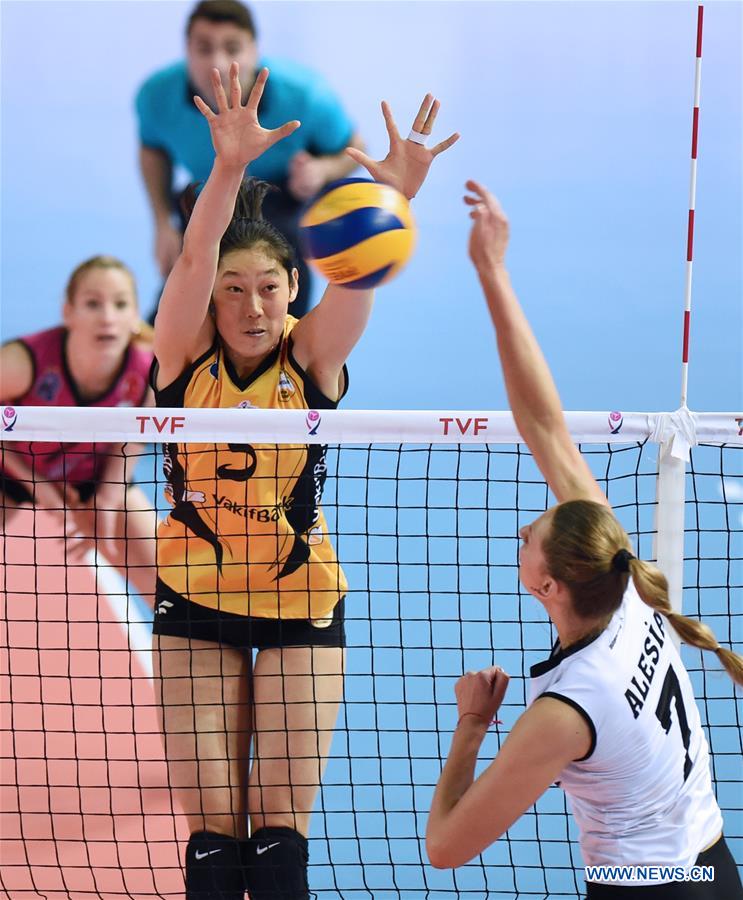 (SP)TURKEY-ISTANBUL-VOLLEYBALL-TURKISH WOMEN LEAGUE-PLAYOFFS-QUARTER FINAL-BESIKTAS VS VAKIFBANK