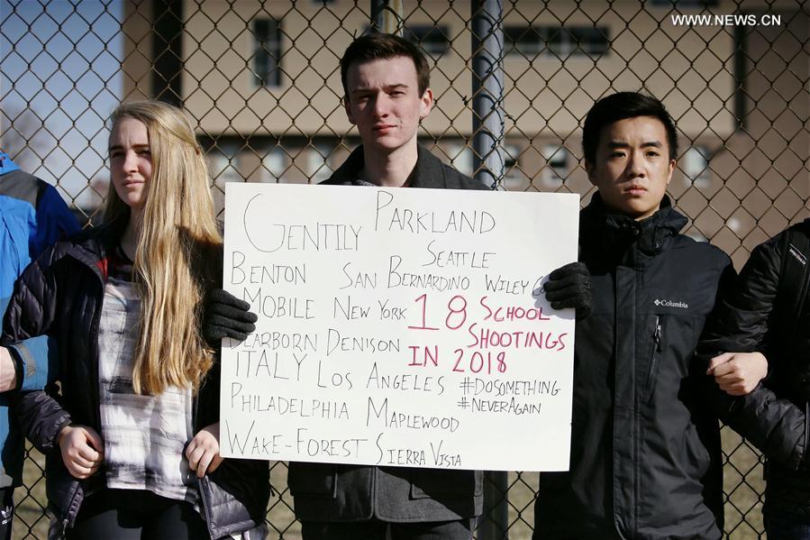 U.S.-CHICAGO-STUDENTS-NATIONAL SCHOOL WALKOUT-GUN VIOLENCE