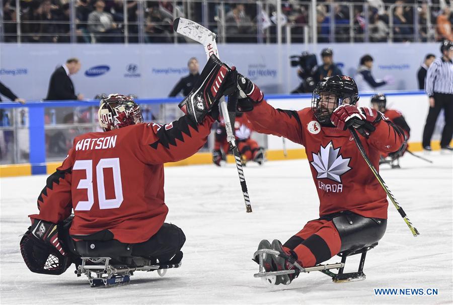 (SP)OLY-PARALYMPIC-SOUTH KOREA-GANGNEUNG-ICE HOCKEY-MIXED PLAY-OFFS SEMIFINAL-CANADA VS SOUTH KOREA