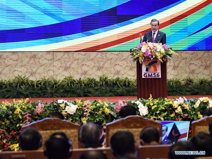 VIETNAM-HANOI-WANG YI-GMS-ECONOMIC COOPERATION-SUMMIT