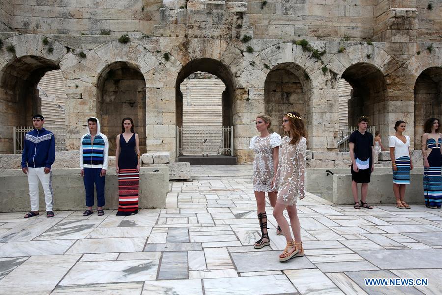 GREECE-ATHENS-ACROPOLIS-FASHION SHOW