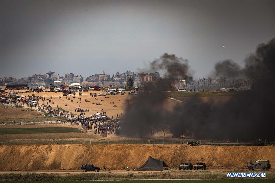 ISRAEL-GAZA-BORDER-NAHAL OZ-CLASHES