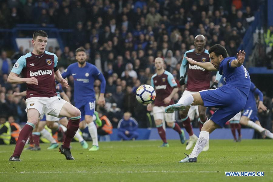 (SP)BRITAIN-LONDON-FOOTBALL-PREMIER LEAGUE-CHELSEA VS WEST HAM UNITED