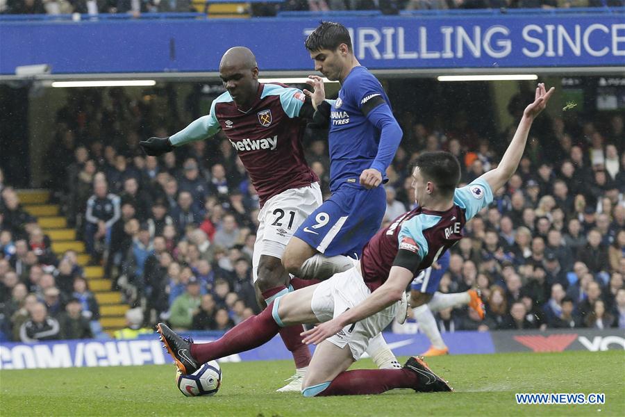 (SP)BRITAIN-LONDON-FOOTBALL-PREMIER LEAGUE-CHELSEA VS WEST HAM UNITED