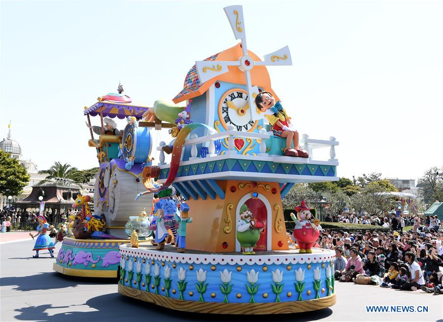 JAPAN-TOKYO DISNEY-35TH ANNIVERSARY-REHEARSAL