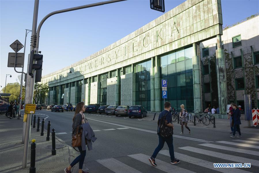 POLAND-WARSAW-LIBRARY