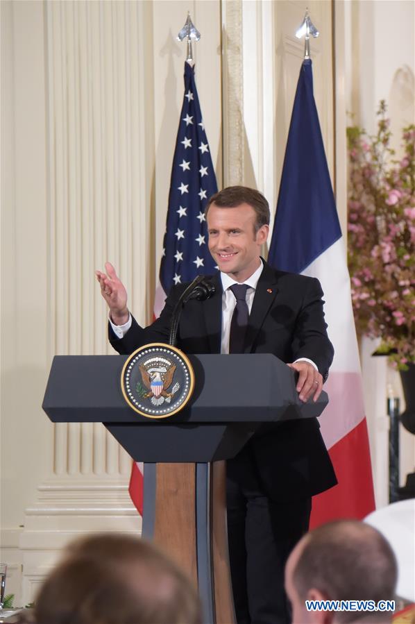 U.S.-WASHINGTON D.C.-FRANCE-TRUMP-MACRON-PRESS CONFERENCE