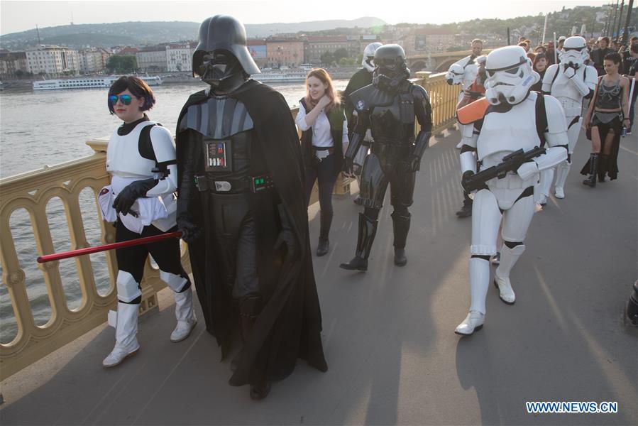 HUNGARY-BUDAPEST-STAR WARS DAY-CELEBRATION