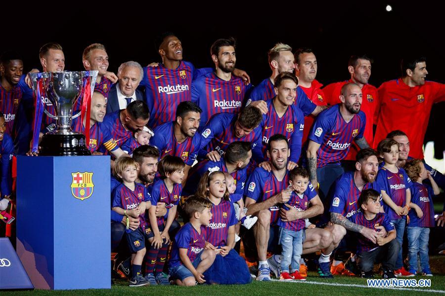 (SP)SPAIN-BARCELONA-SPANISH LEAGUE-CEREMONY