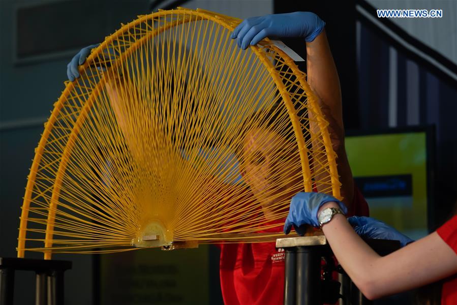 HUNGARY-BUDAPEST-SPAGHETTI BRIDGE BUILDING-WORLD CHAMPIONSHIP