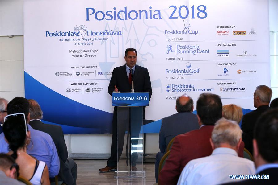 GREECE-ATHENS-POSIDONIA SHIPPING EXHIBITION-PRESS CONFERENCE