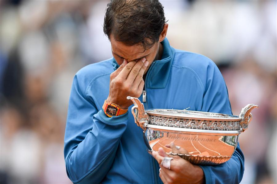 (SP)FRANCE-PARIS-TENNIS-FRENCH OPEN-DAY 15-MEN'S SINGLES FINAL-AWARDING CEREMONY