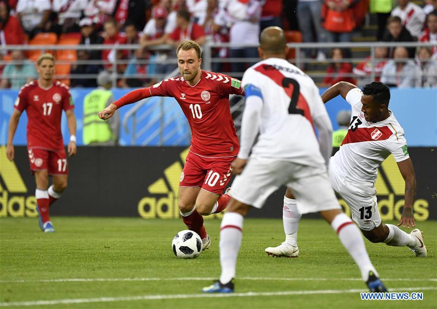 (SP)RUSSIA-SARANSK-2018 WORLD CUP-GROUP C-PERU VS DENMARK