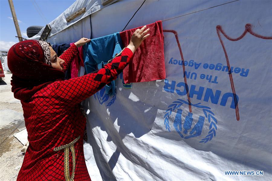 LEBANON-BEKAA VALLEY-BAR ELIAS-SYRIAN REFUGEE CAMP