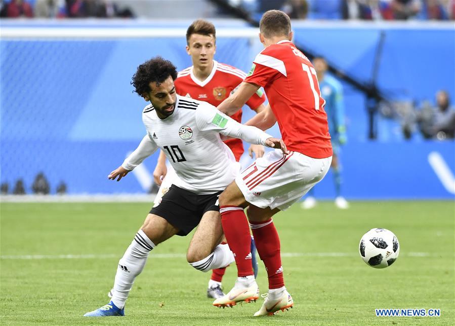 (SP)RUSSIA-SAINT PETERSBURG-2018 WORLD CUP-GROUP A-RUSSIA VS EGYPT