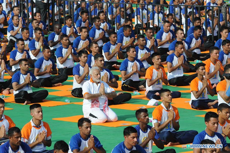 INDIA-DEHRADUN-INTERNATIONAL YOGA DAY 