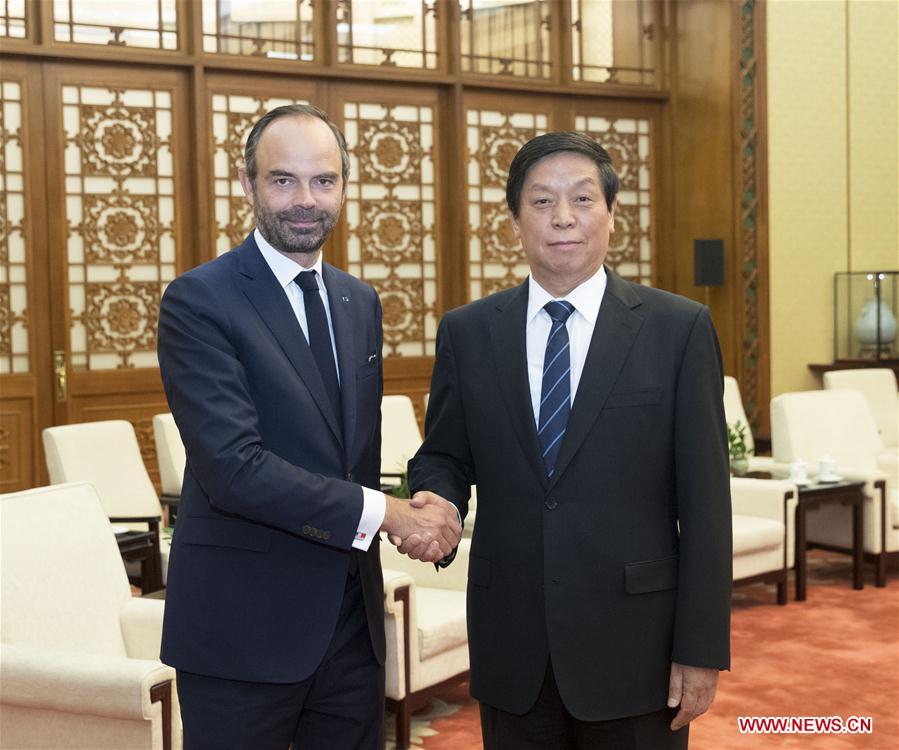 CHINA-BEIJING-LI ZHANSHU-FRANCE-EDOUARD PHILIPPE-MEETING (CN)