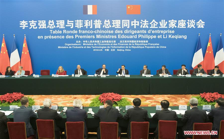 CHINA-BEIJING-LI KEQIANG-FRANCE-EDOUARD PHILIPPE-SYMPOSIUM (CN)