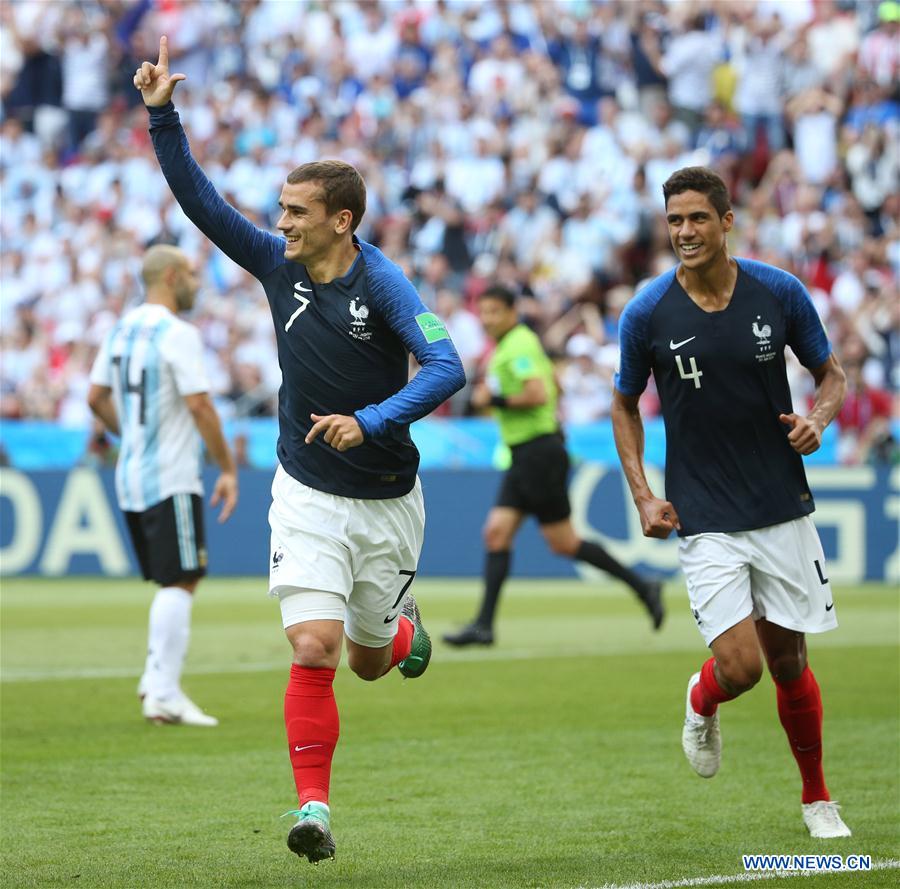 (SP)RUSSIA-KAZAN-2018 WORLD CUP-ROUND OF 16-FRANCE VS ARGENTINA