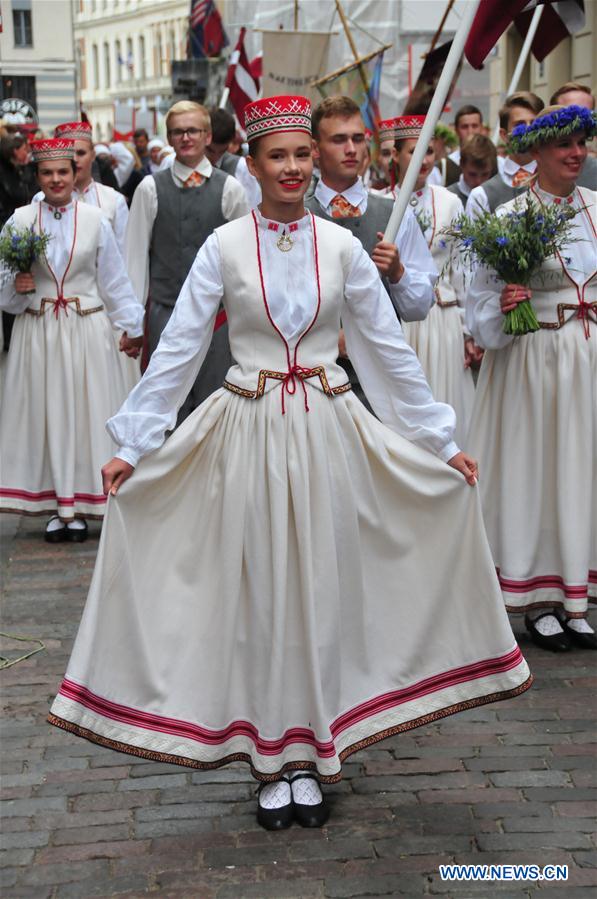 LATVIA-RIGA-SONG AND DANCE FESTIVAL-OPENING