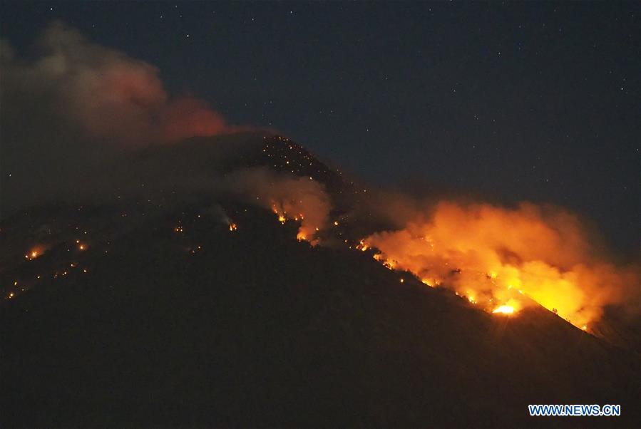 INDONESIA-BALI-MOUNT AGUNG-ERUPTION