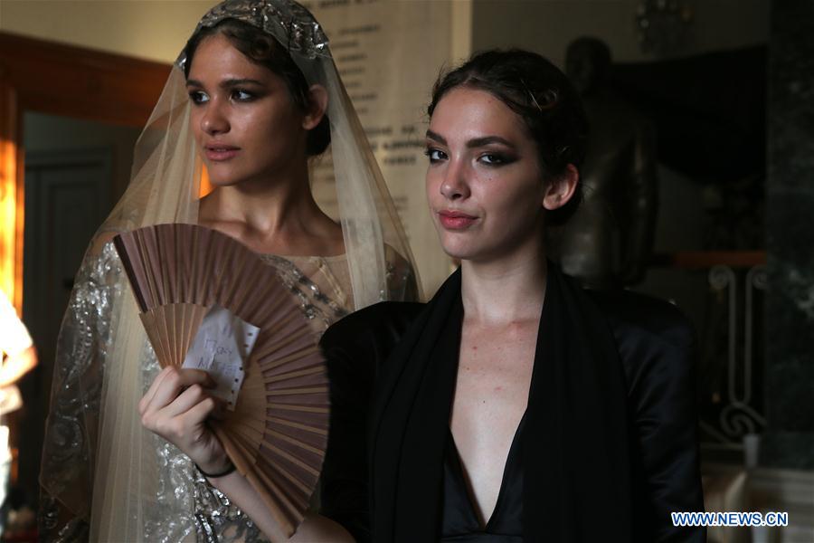 GREECE-NEW SMYRNIS-FASHION-BACKSTAGE