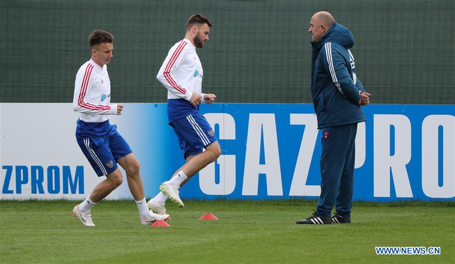 (SP)RUSSIA-MOSCOW-2018 WORLD CUP-RUSSIA-TRAINING