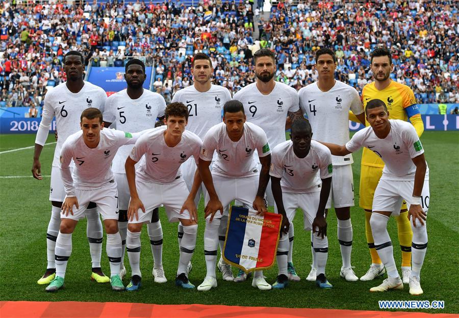 (SP)RUSSIA-NIZHNY NOVGOROD-2018 WORLD CUP-QUARTERFINAL-URUGUAY VS FRANCE