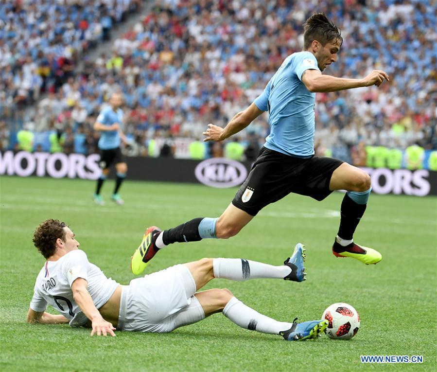 (SP)RUSSIA-NIZHNY NOVGOROD-2018 WORLD CUP-QUARTERFINAL-URUGUAY VS FRANCE