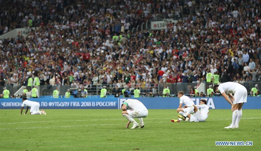 (SP)RUSSIA-MOSCOW-2018 WORLD CUP-SEMIFINAL-ENGLAND VS CROATIA