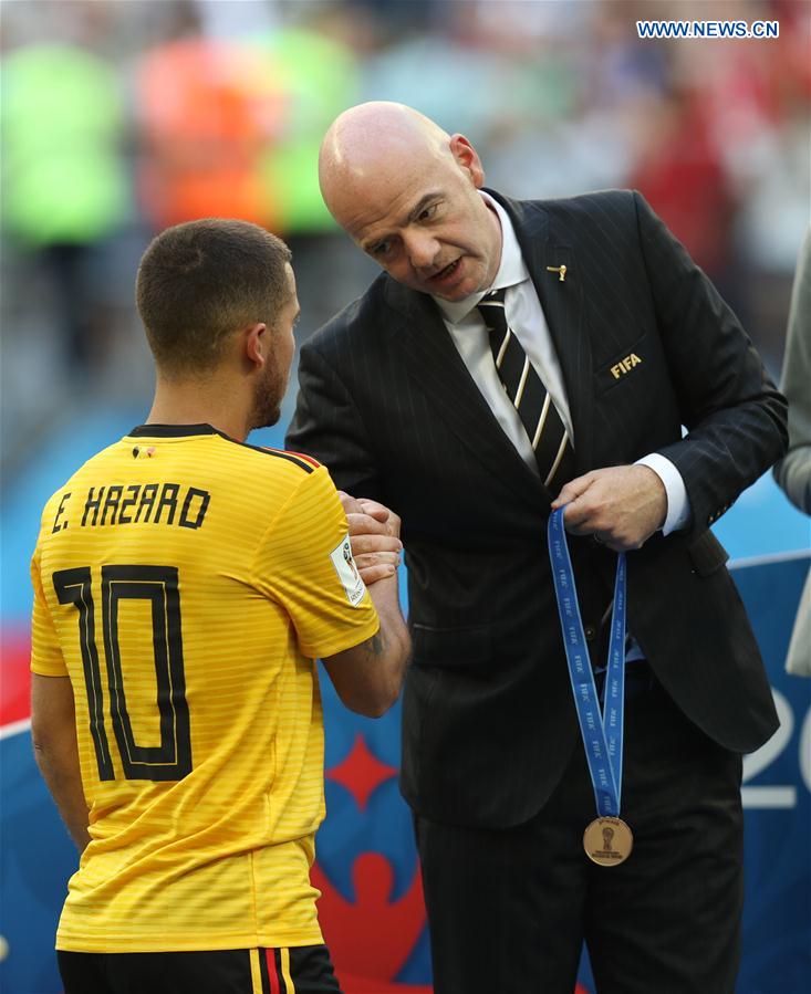 (SP)RUSSIA-SAINT PETERSBURG-2018 WORLD CUP-THIRD PLACE-ENGLAND VS BELGIUM