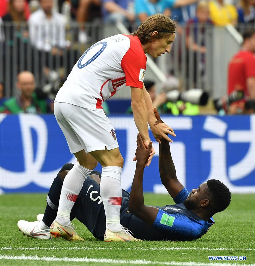 (SP)RUSSIA-MOSCOW-2018 WORLD CUP-FINAL-FRANCE VS CROATIA