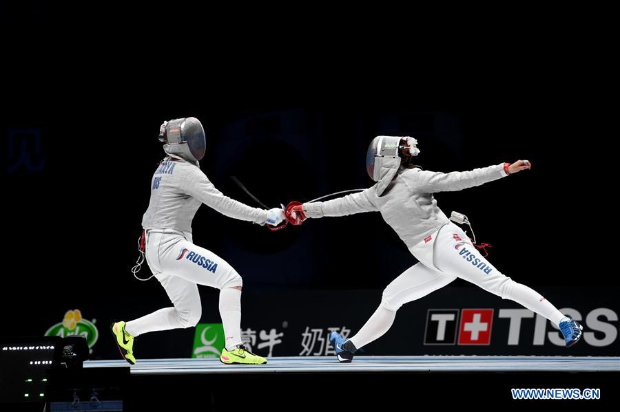 (SP)CHINA-JIANGSU-WUXI-FENCING-WORLD CHAMPIONSHIPS (CN)