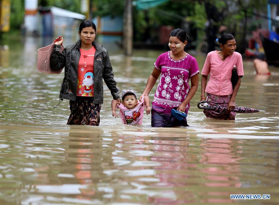 MYANMAR-HPA-AN-FLOOD