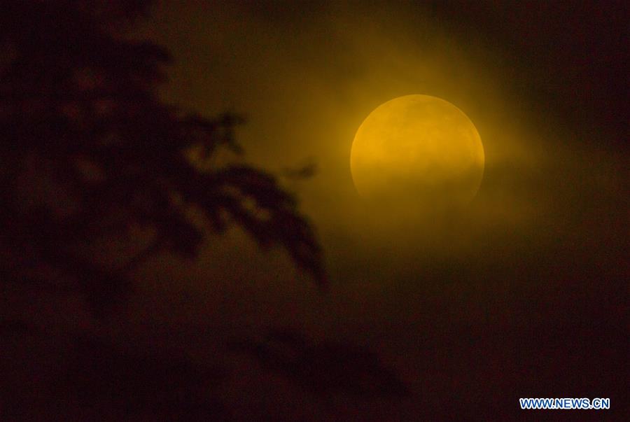 VIETNAM-TINH HAU GIANG-LUNAR ECLIPSE