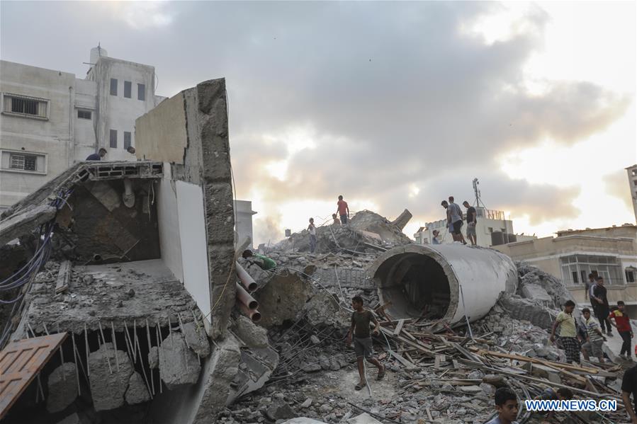 MIDEAST-GAZA-AIRSTRIKE